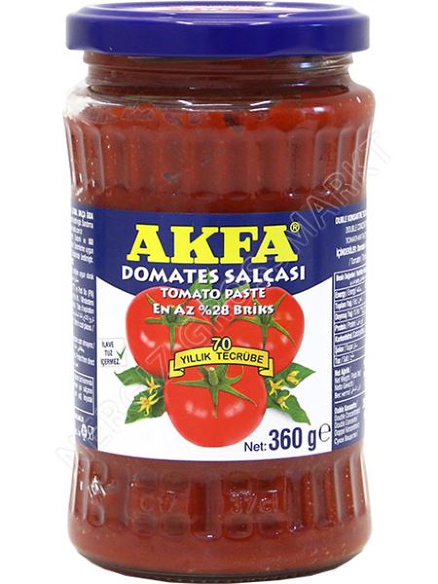 AKFA TOMATENPUREE 360G GLAS