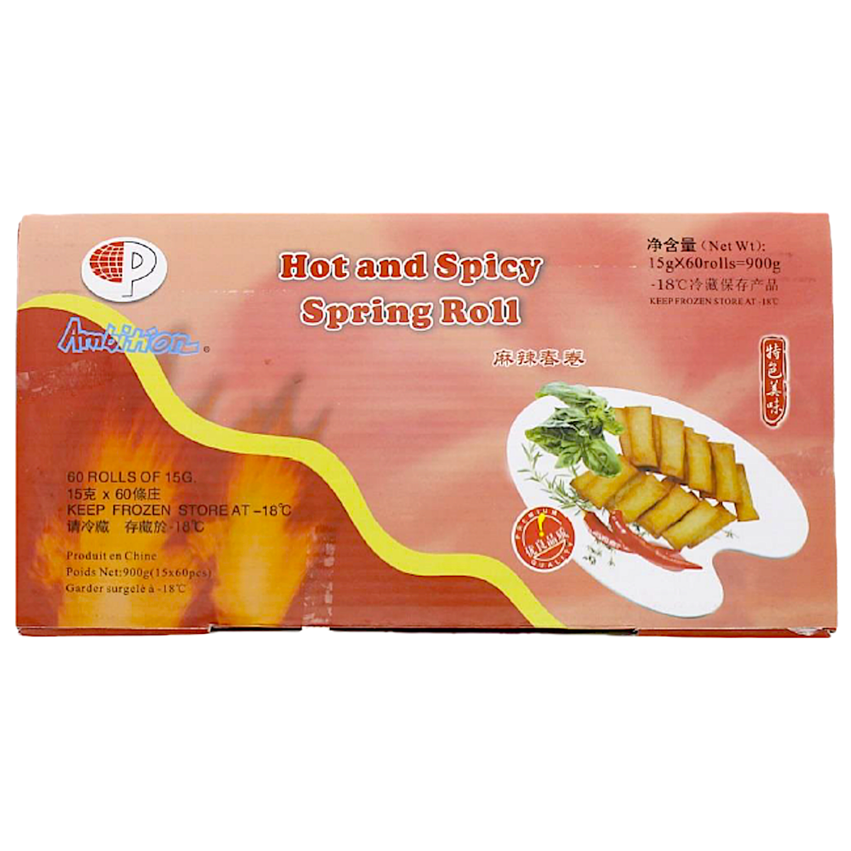 AMBITION CHINESE LOEMPIA HOT & SPICY 900G