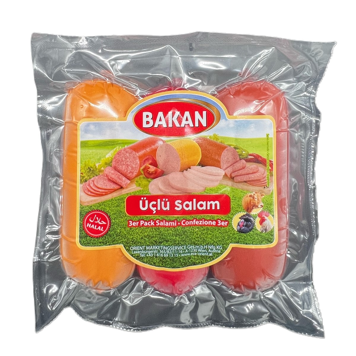 BAKAN 3'S MIX SALAMI 1KG