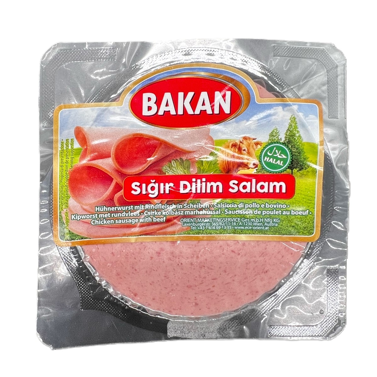 BAKAN RUND GESNEDEN SALAMI 200G