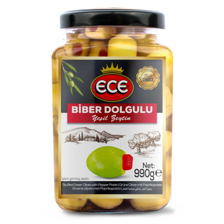 ECE BIBERLI GROENE OLIJVEN 1000CC