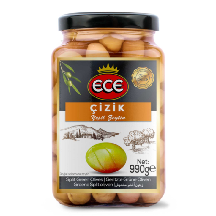 ECE CIZIK GROENE OLIJVEN 1000CC