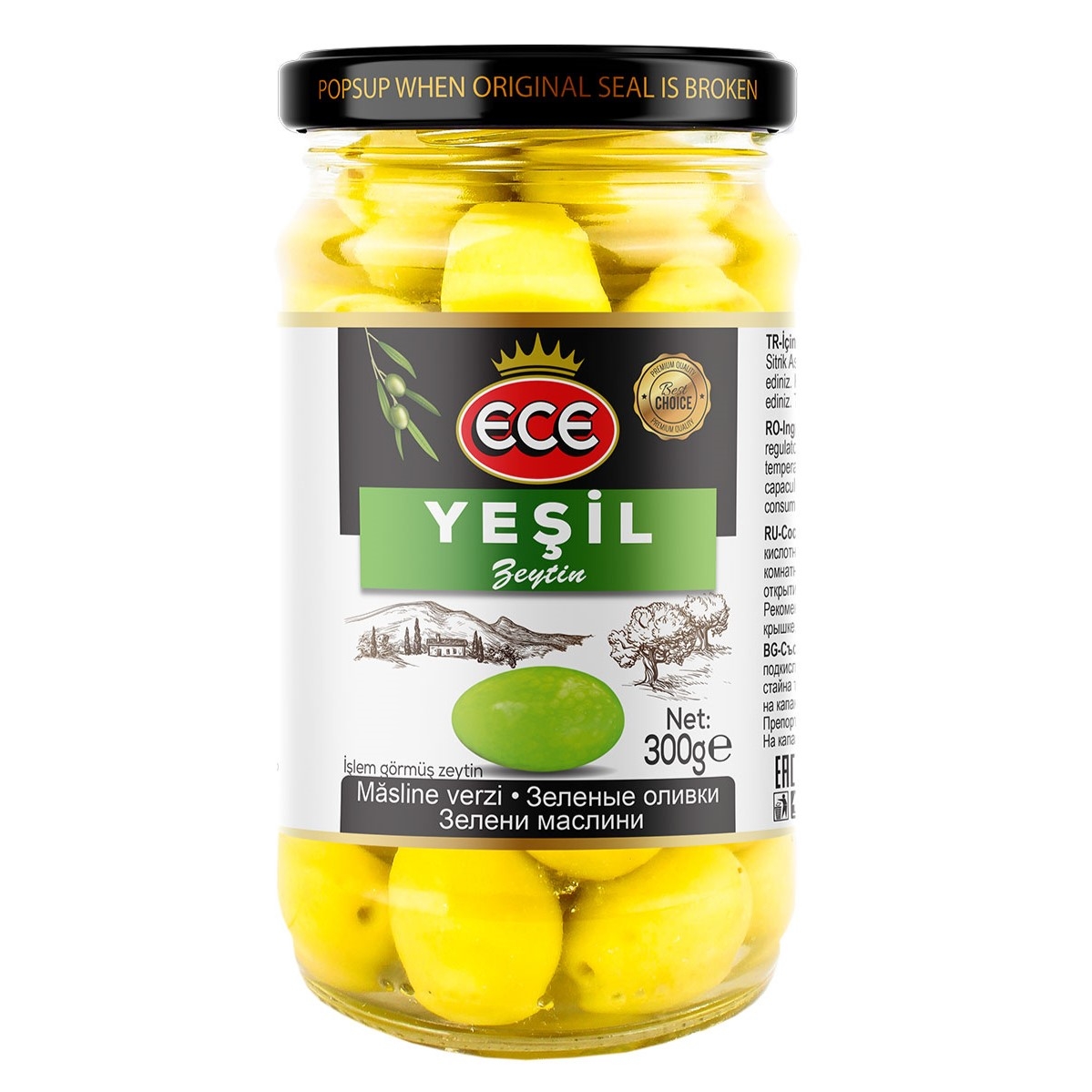 ECE GROENE OLIJVEN 320CC