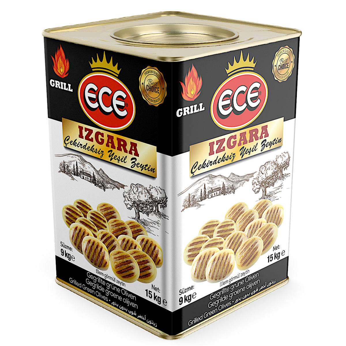 ECE IZGARA GROENE OLIJVEN 9KG