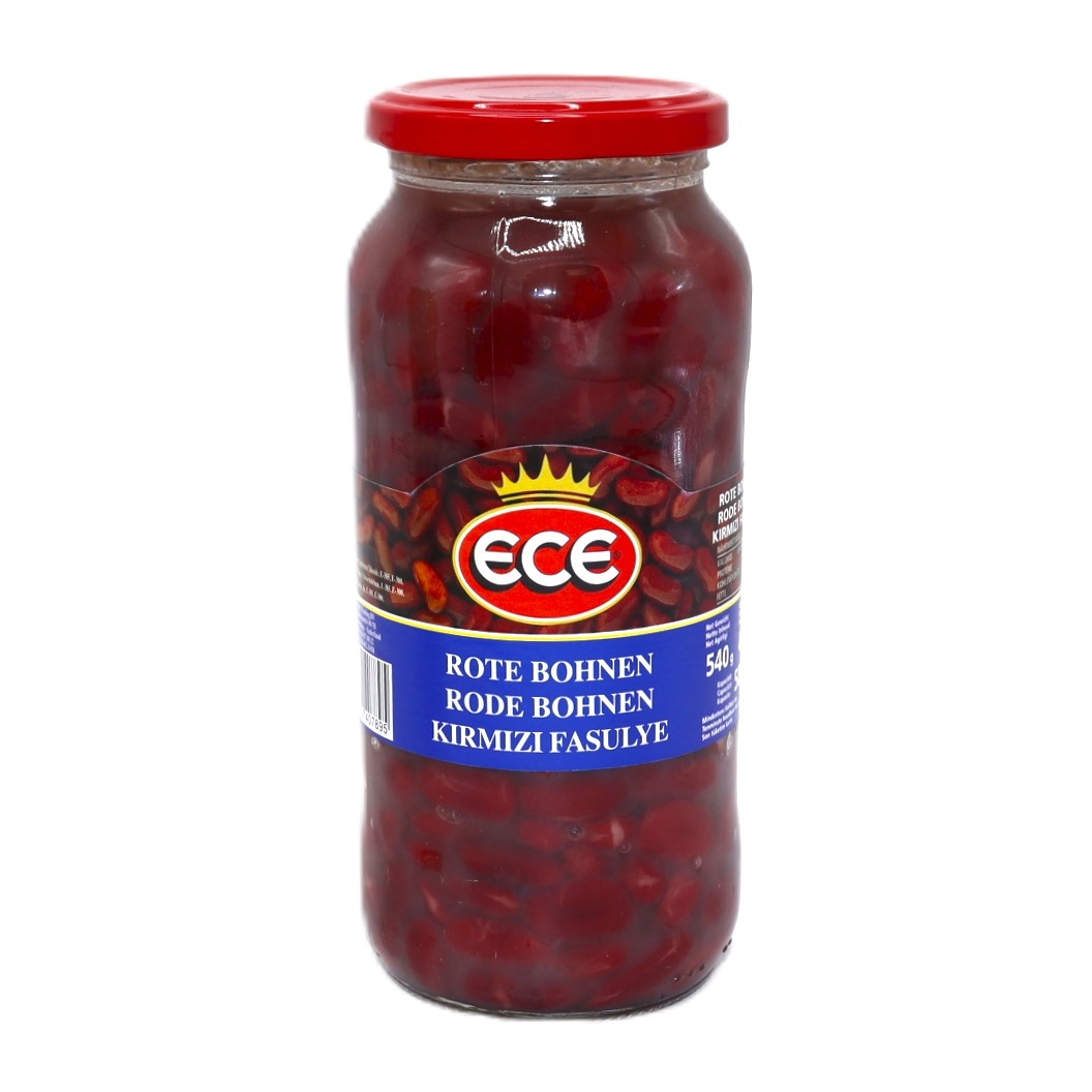 ECE RODE BONEN 580ML GLAS