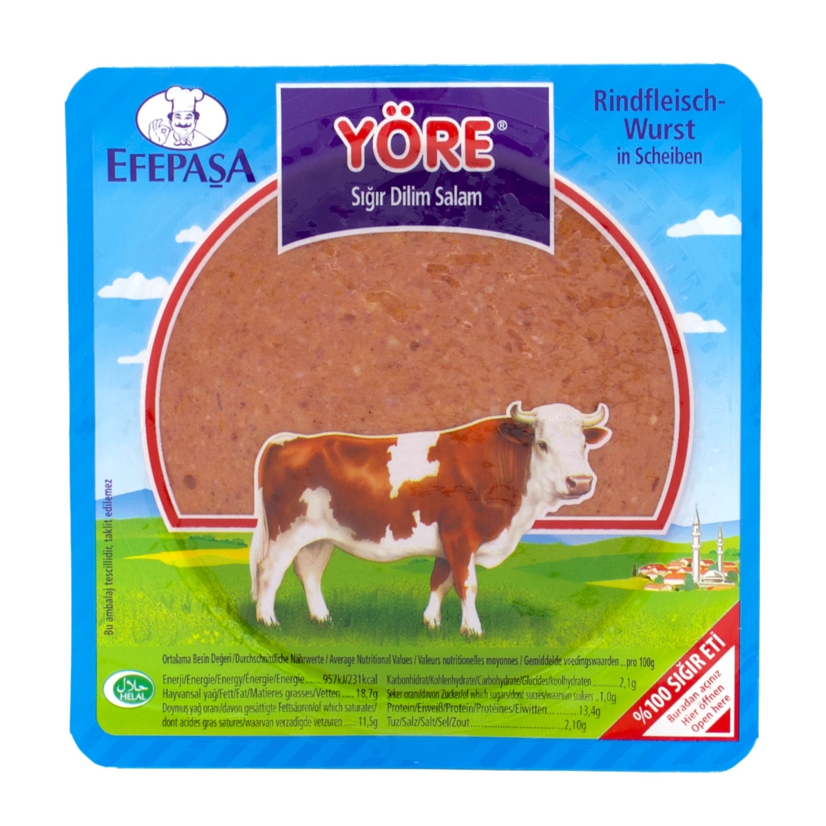 EFEPASA YORE GESNEDEN RUND SALAMI 150G