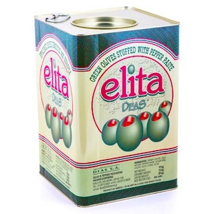 ELITA PAPRIKA GROENE OLIJVEN 10KG