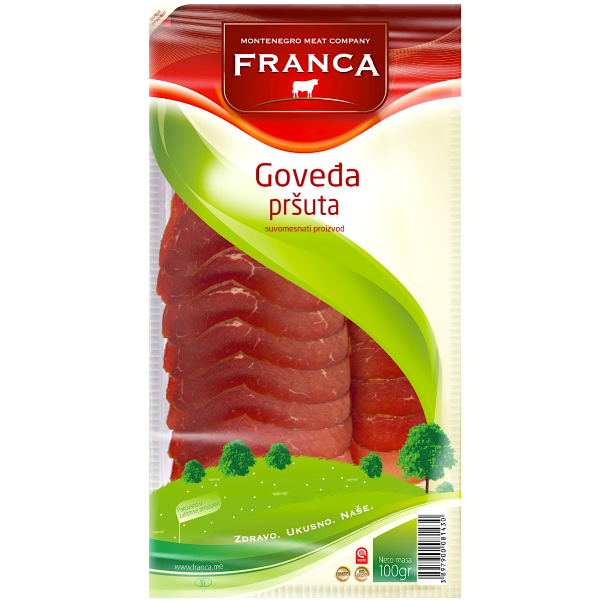 FRANCA SUVA GOVEDA PRSUTA GESNEDEN 90G