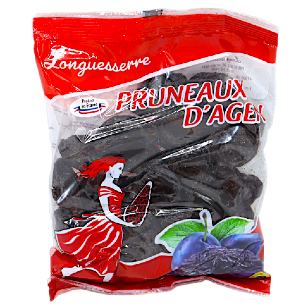 GEDROOGDE ZWARTE PRUIMEN 400G