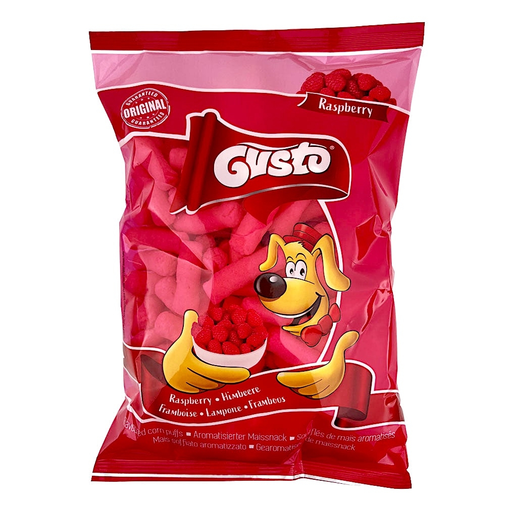GUSTO MAIS CHIPS RASPBERRY 80G