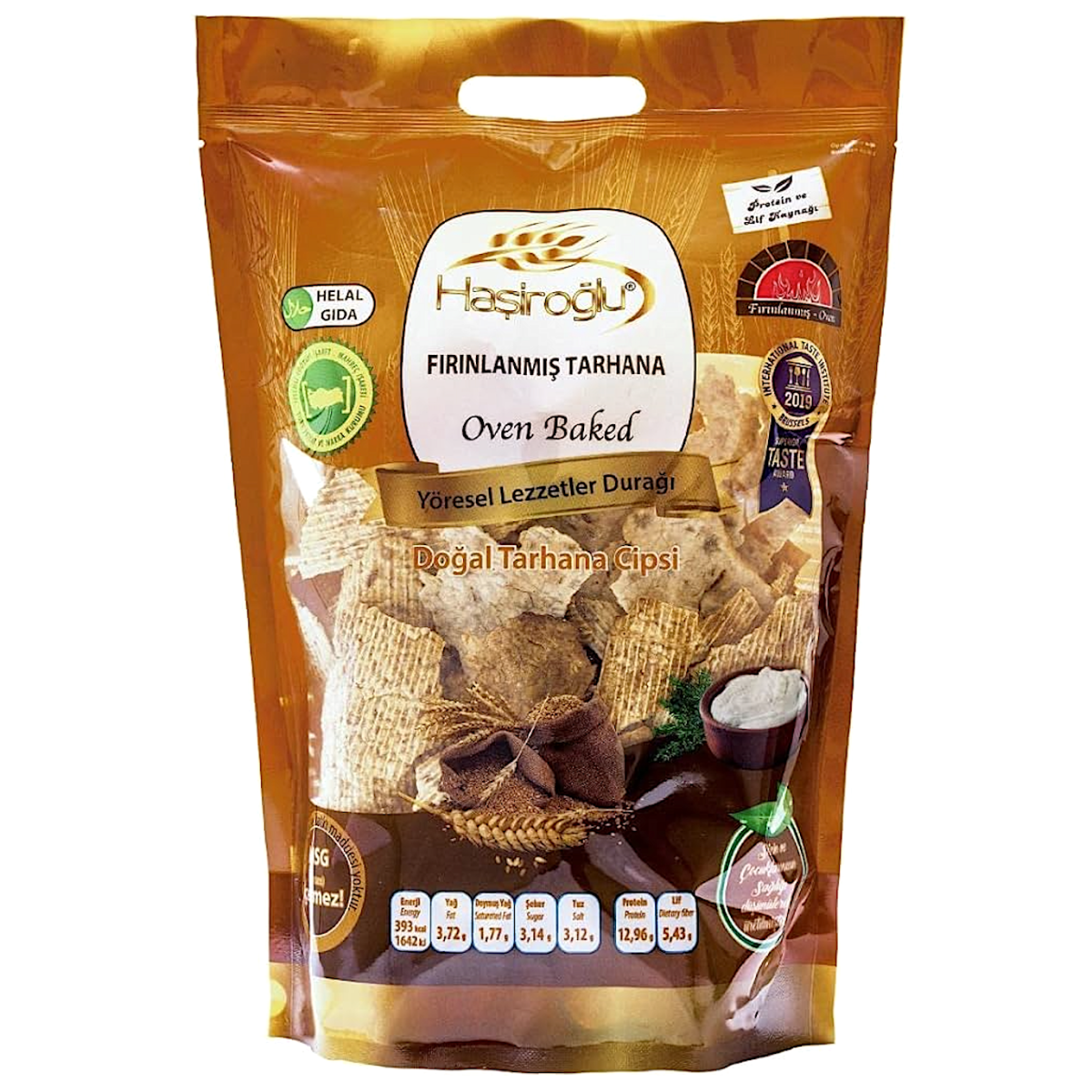 HASIROGLU FIRINLANMIS TARHANA CHIPS 225G