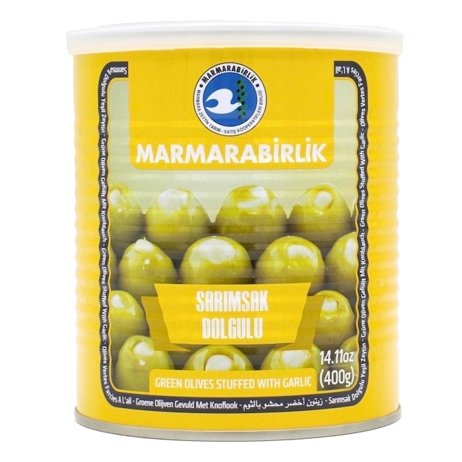 MB KNOFLOOK GROENE OLIJVEN 400G