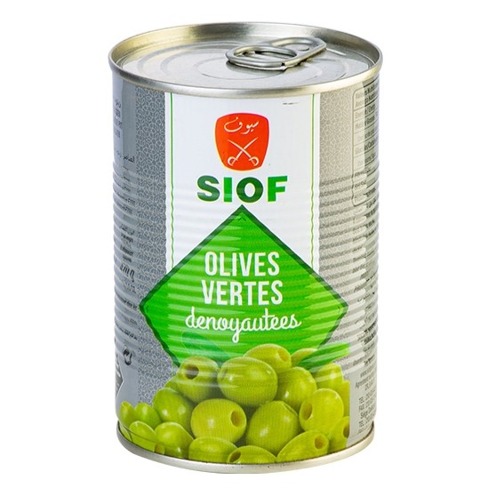 SIOF ZONDER PIT GROENE OLIJVEN 1/2