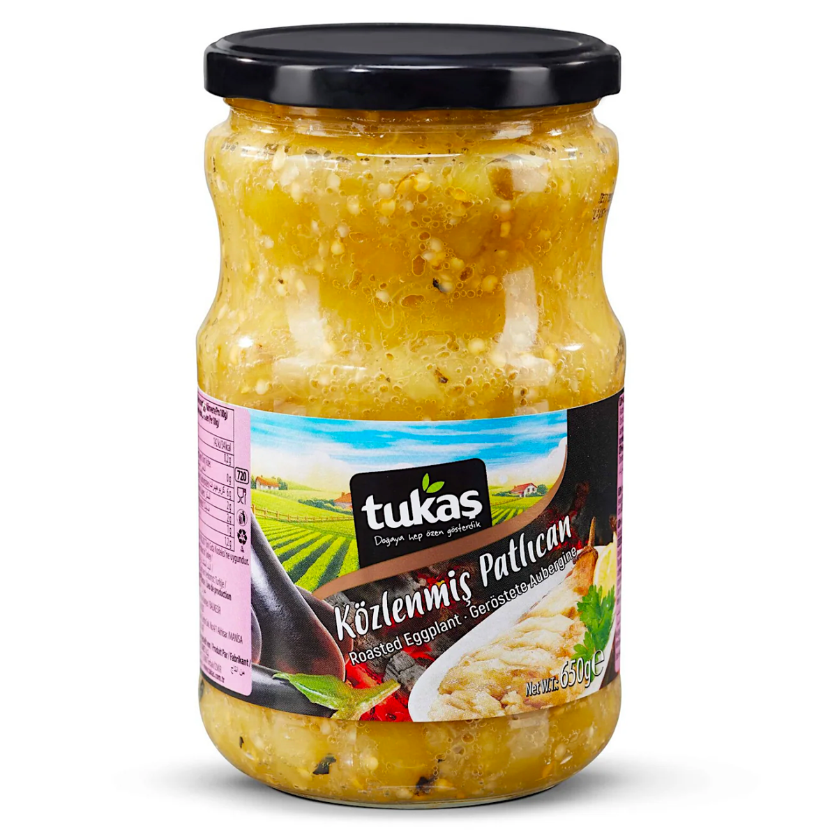 TUKAS GEROOSTERD AUBERGINE 650G