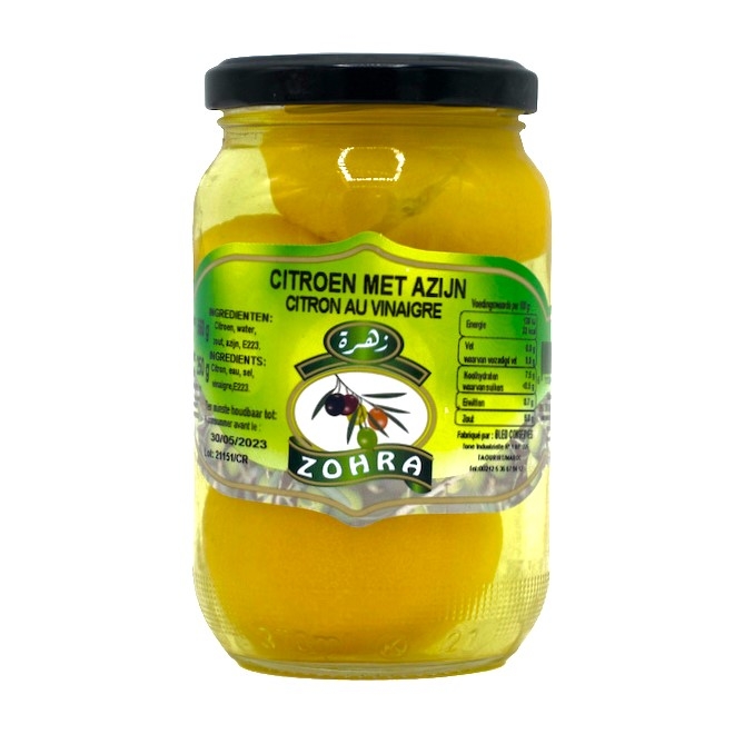 ZOHRA CITROEN IN ZUUR 370G