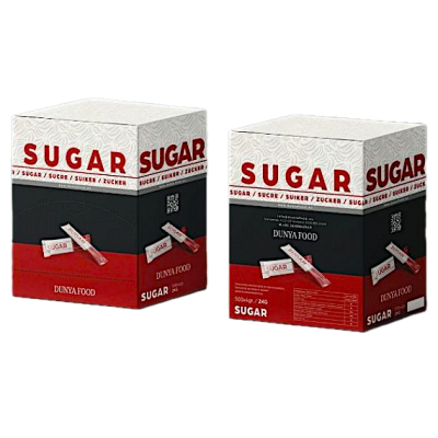 DUNYA SUIKER STICKS DISPLAY 500'S x 4G